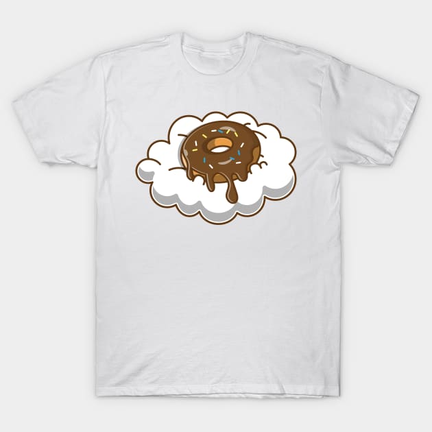 CHOCOLATE DONUT T-Shirt by fflat hds